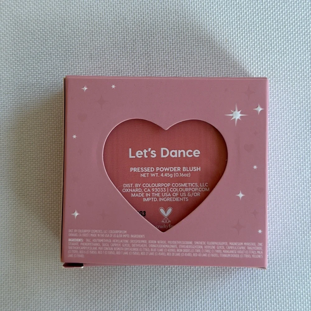 NWT ColourPop Heart Blush Pressed Powder Blush